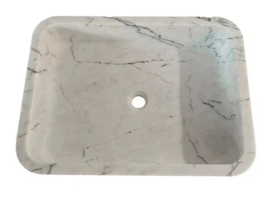 Elegant Carrara White marble sink featuring smooth craftsmanship and timeless design for luxury bathrooms