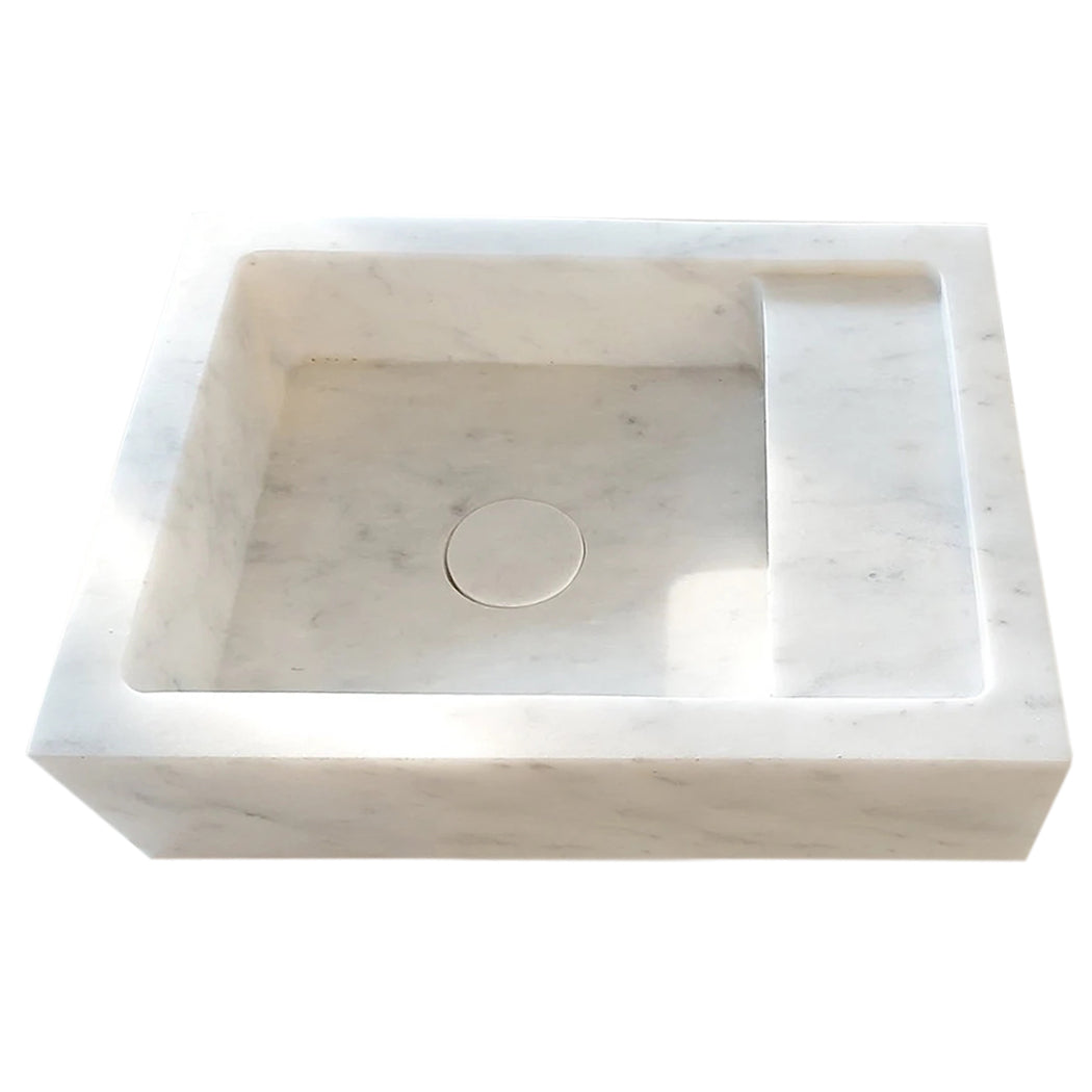 Elegant Carrara Marble surface exemplifying luxury and timeless sophistication in premium interior design.