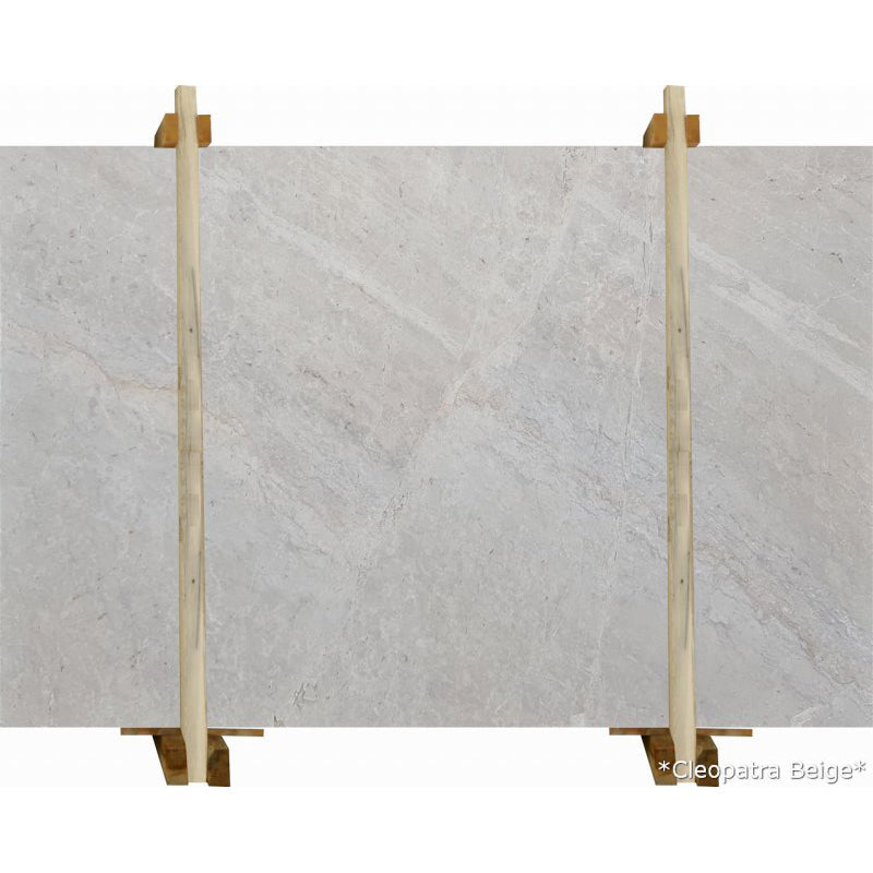 Cleopatra Beige marble slabs showcasing elegant natural stone surfaces for premium interior design
