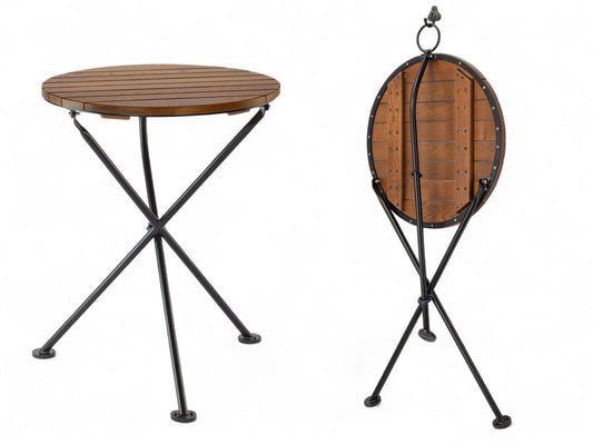 Compact folding tables designed for space-saving solutions in modern homes and offices