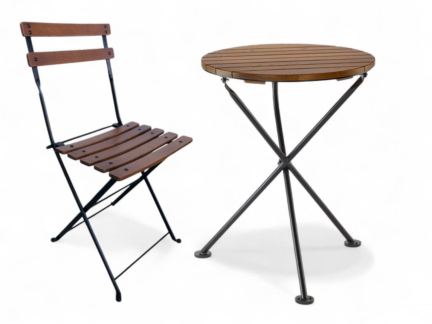 Compact folding tables designed for space-saving solutions in modern homes and offices