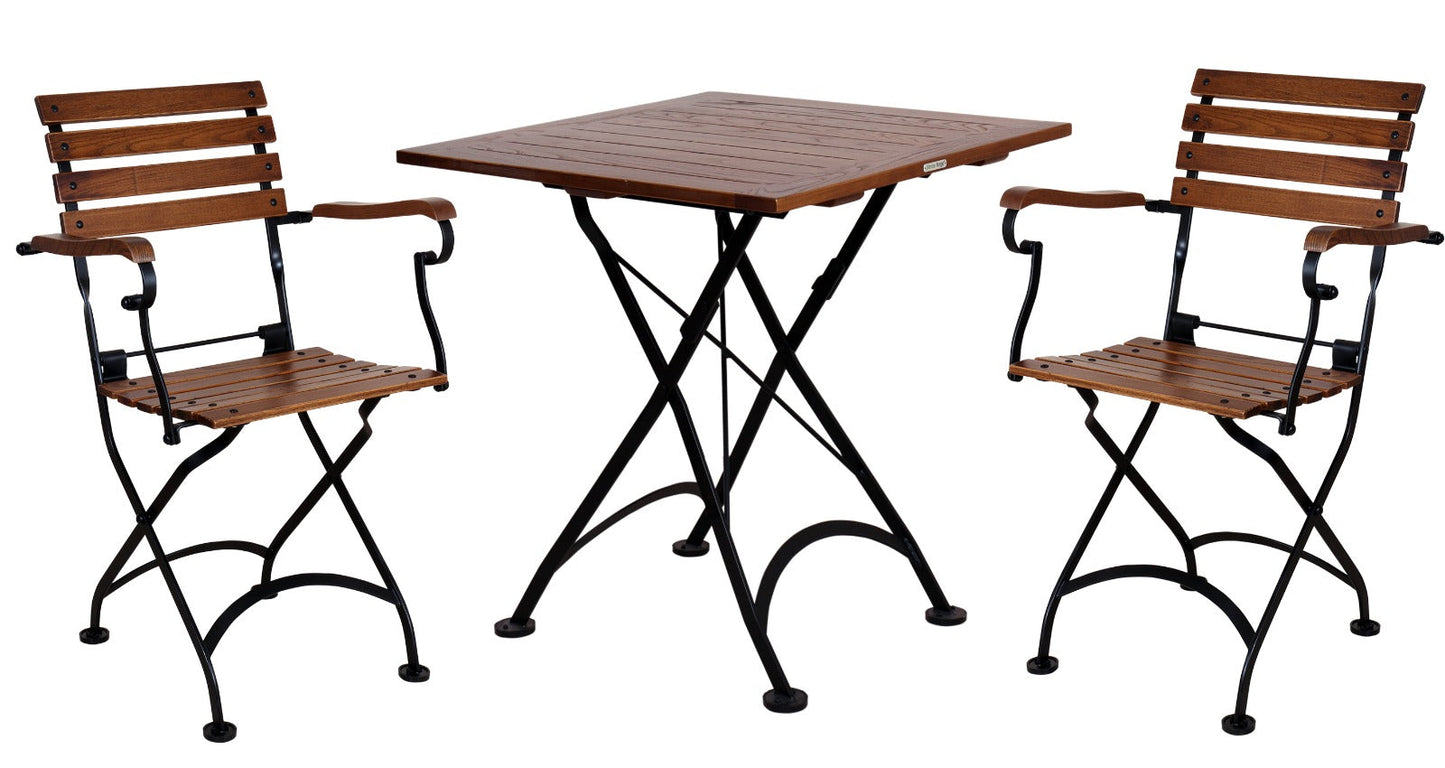 Durable folding chair designed for long-lasting use and easy storage, ideal for both indoor and outdoor seating.