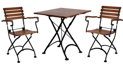 Durable folding chair designed for long-lasting use and easy storage, ideal for both indoor and outdoor seating.