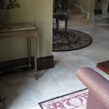High-quality Denizli travertine stone showcasing natural textures and superior craftsmanship