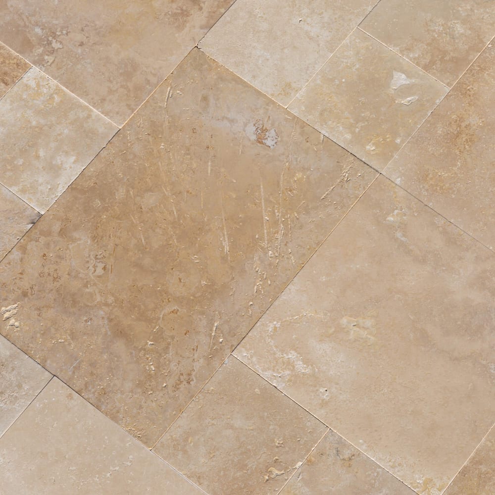 High-quality Denizli travertine stone showcasing natural textures and superior craftsmanship