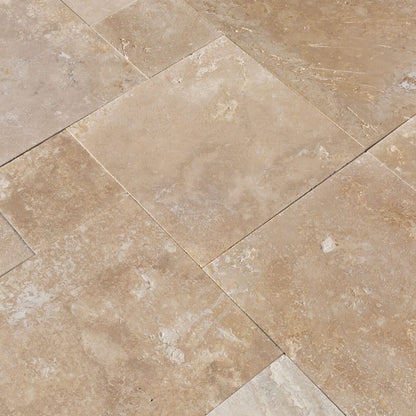 High-quality Denizli travertine stone showcasing natural textures and superior craftsmanship