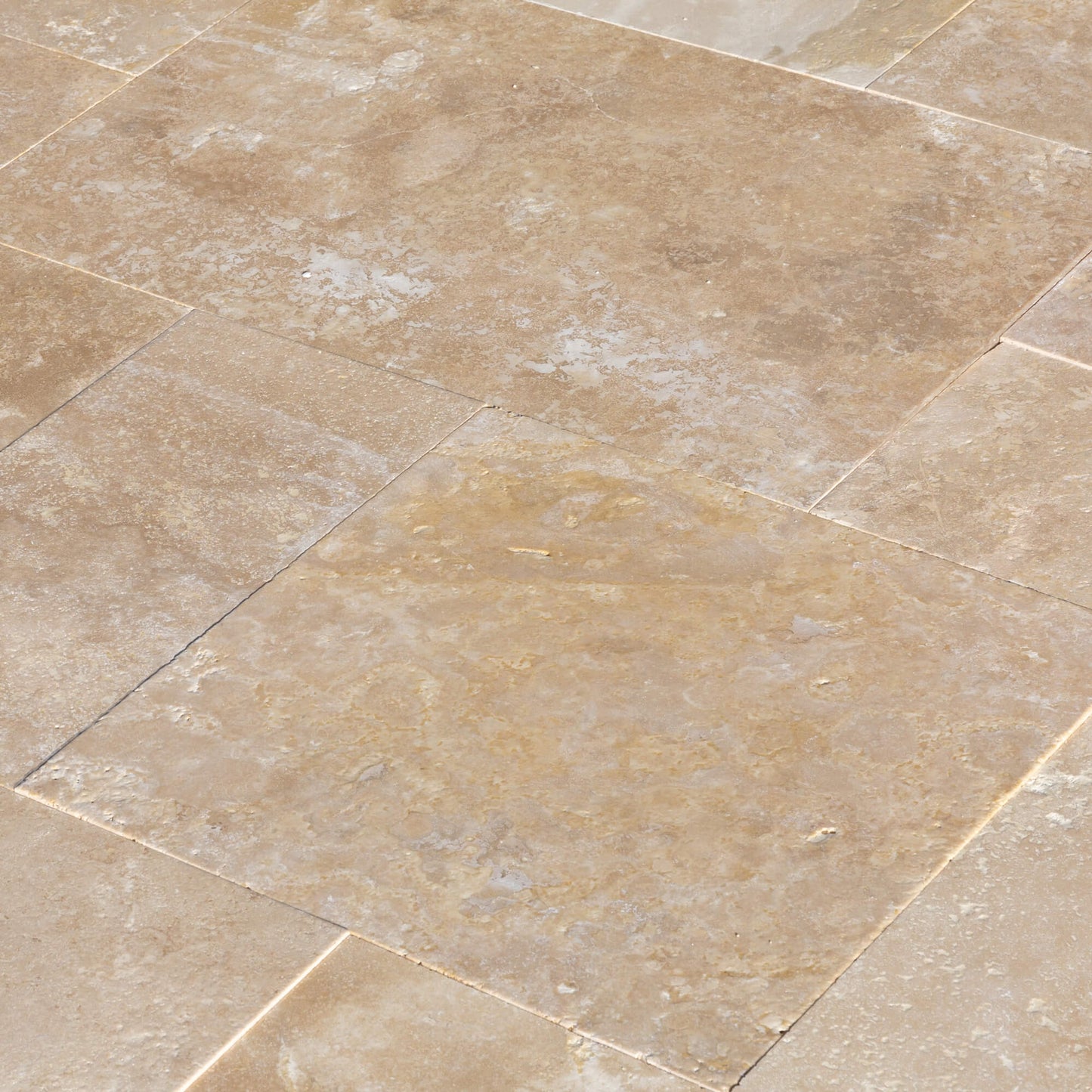 High-quality Denizli travertine stone showcasing natural textures and superior craftsmanship