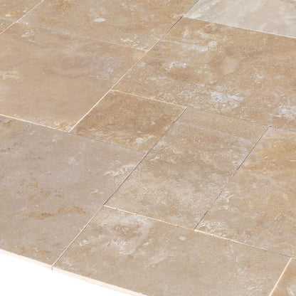 High-quality Denizli travertine stone showcasing natural textures and superior craftsmanship