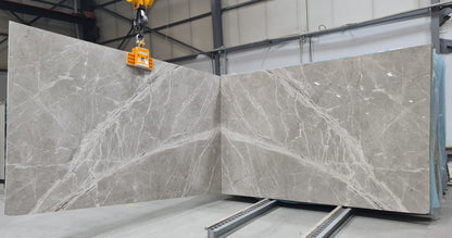 Elegant Fior Di Pesco Gray Marble slab showcasing its unique veining and polished surface for luxury interior design