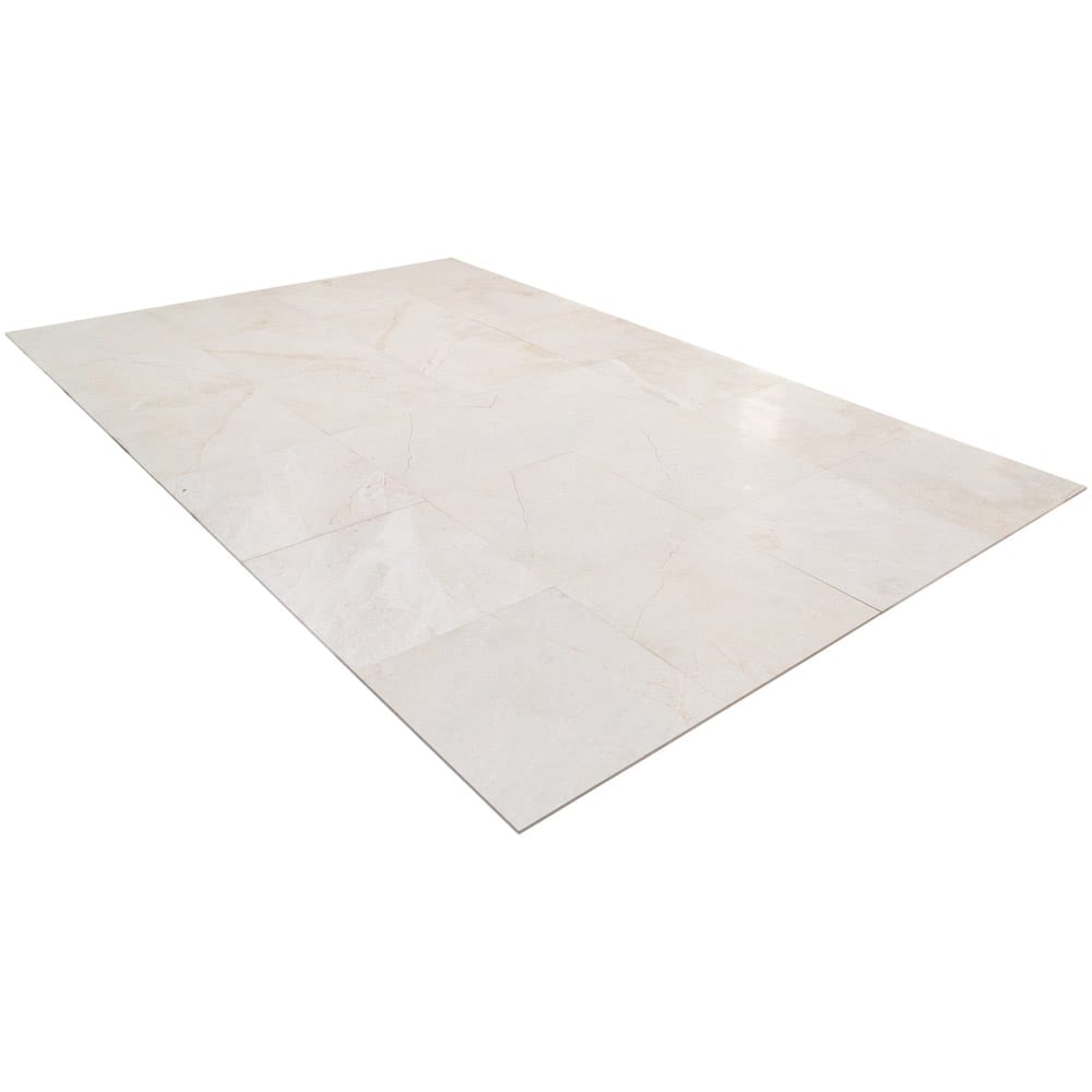 French Vanilla Cream Arizona Marble Floor and Wall Tile - Livfloors Collection.