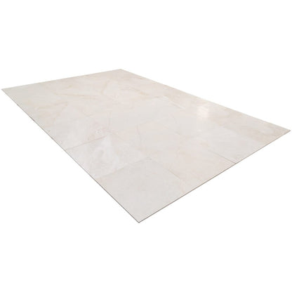 French Vanilla Cream Arizona Marble Floor and Wall Tile - Livfloors Collection.