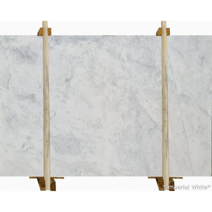 Imperial White Marble Slabs Polished - Livfloors Collection.
