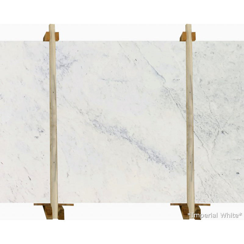 Imperial White Marble Slabs Polished - Livfloors Collection.