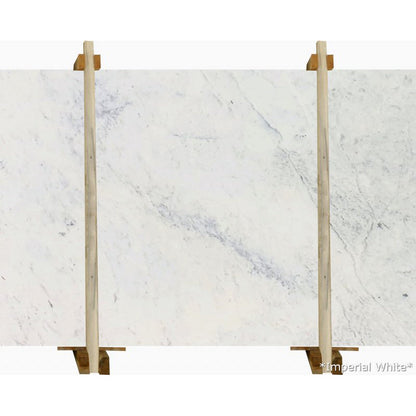 Imperial White Marble Slabs Polished - Livfloors Collection.