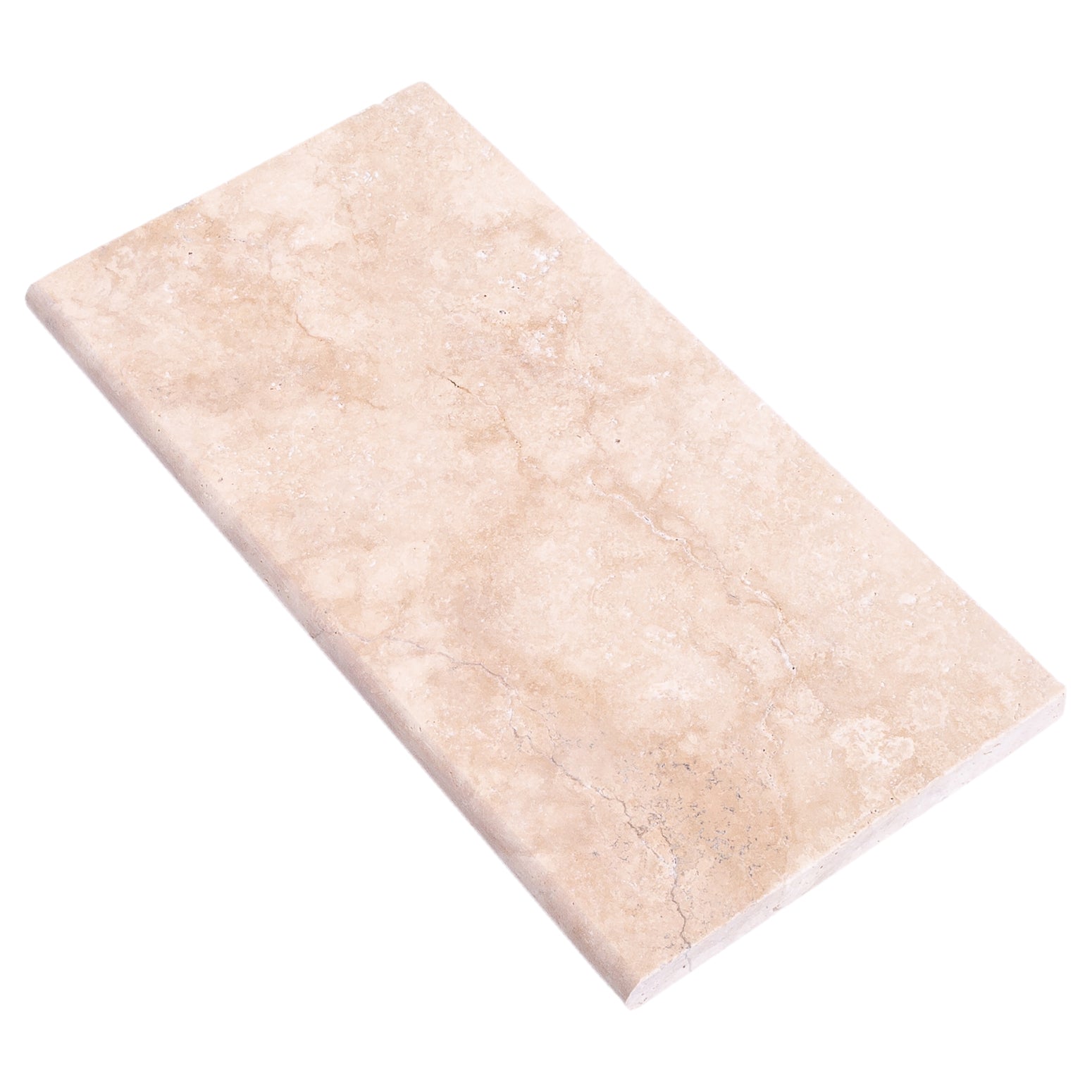 Elegant travertine pool tiles enhancing outdoor swimming area with durable and stylish natural stone