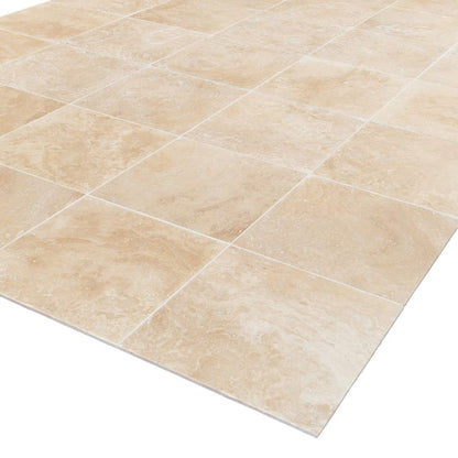 High-quality travertine tile showcasing natural stone texture and elegant design for premium flooring solutions