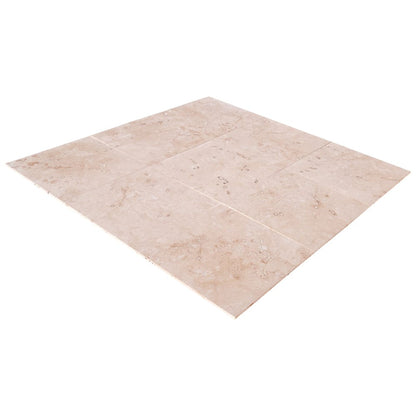 Elegant travertine flooring showcasing timeless beauty and luxurious stone craftsmanship for sophisticated interior design.