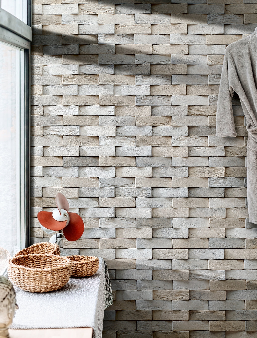 Renga Manufactured Stone Handmade Brick Veneer - Livfloors Collection.