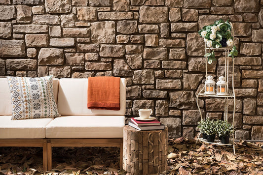 Elegant ashlar stone wall showcasing refined craftsmanship and timeless architectural design.