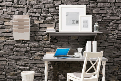 Anthracite and slate natural stone surfaces showcasing durable, elegant design for contemporary architecture.