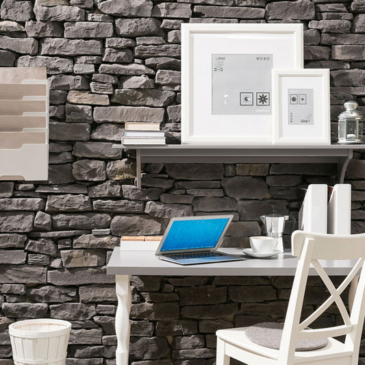Anthracite and slate natural stone surfaces showcasing durable, elegant design for contemporary architecture.
