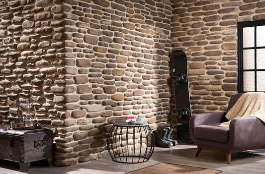 Volga Slate manufactured stone showcasing natural texture and durable design for elegant architectural applications