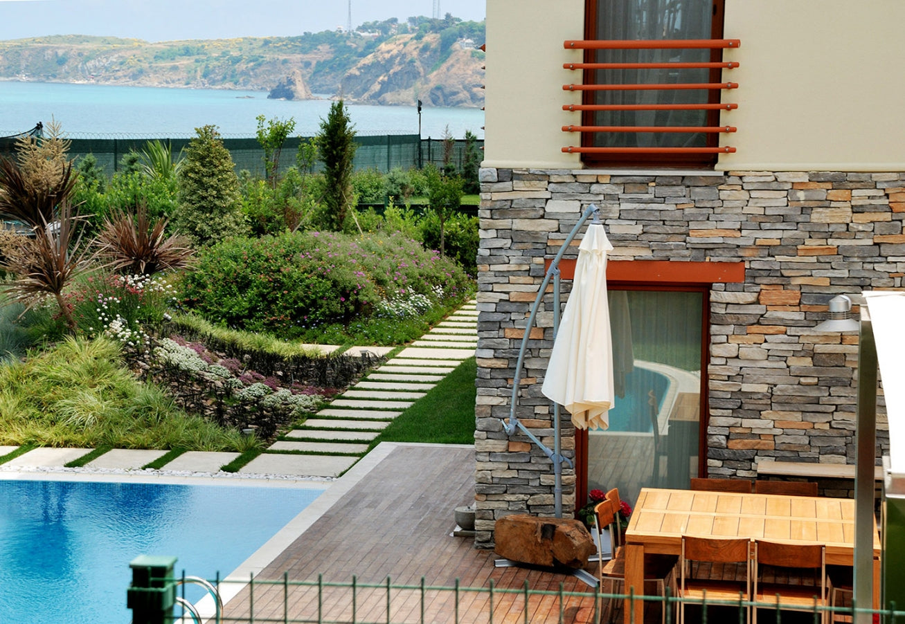 Sierra Sand Slate Look Manufactured Stone Handmade Veneer - Livfloors Collection.