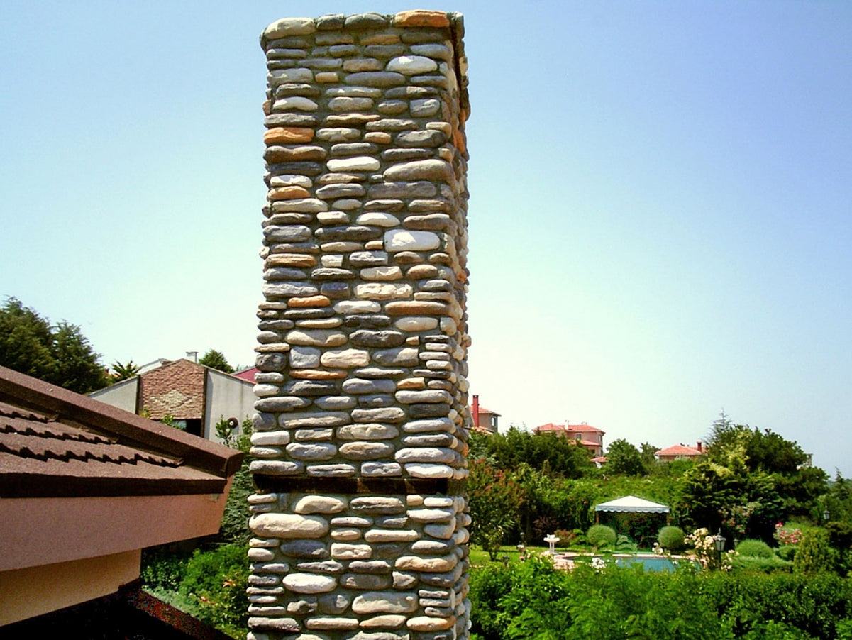 Volga Slate manufactured stone showcasing natural texture and durable design for elegant architectural applications