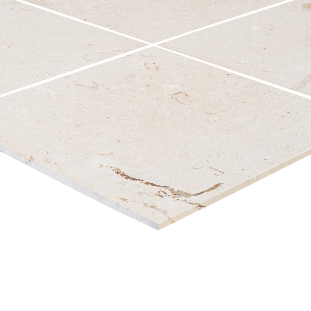 Close-up of durable white limestone surface showcasing natural texture and strength for construction use