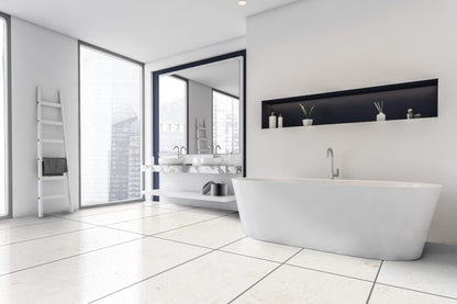 Close-up of durable white limestone surface showcasing natural texture and strength for construction use