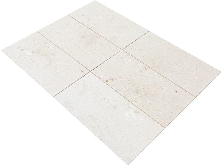 Close-up of durable white limestone surface showcasing natural texture and strength for construction use