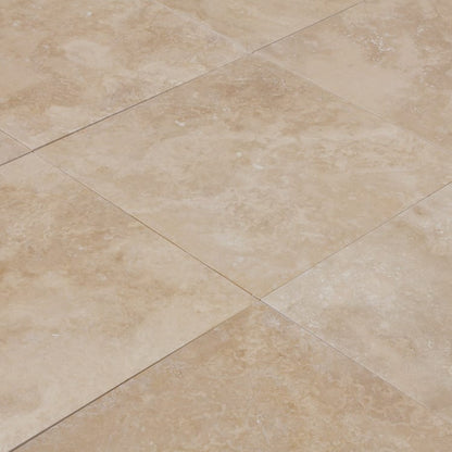 High-quality travertine tile flooring showcasing elegant natural stone texture and durable surface for modern interiors
