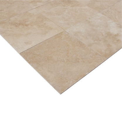 High-quality travertine tile flooring showcasing elegant natural stone texture and durable surface for modern interiors