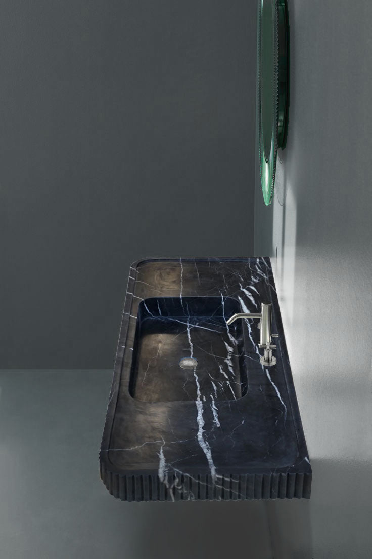 Elegant marble countertop showcasing luxurious design and timeless beauty for sophisticated interiors