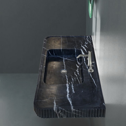 Elegant marble countertop showcasing luxurious design and timeless beauty for sophisticated interiors