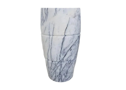 Elegant marble pedestal sink showcasing timeless design and superior craftsmanship for luxurious bathroom aesthetics