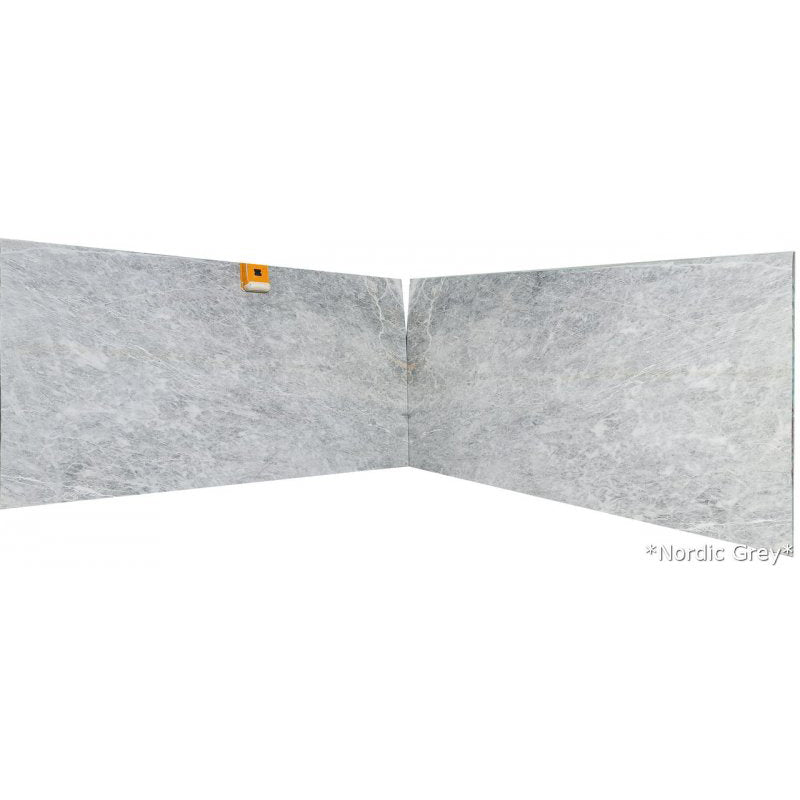 Nordic Grey marble slabs showcasing elegant natural patterns for premium interior design applications