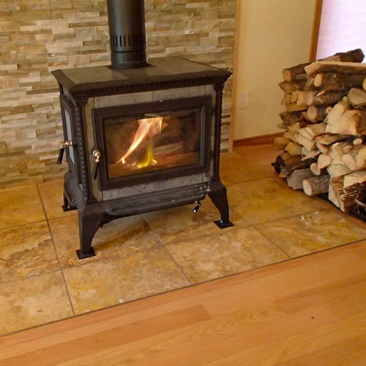 Oasis Gold Travertine Honed and Filled Floor and Wall Tile - Livfloors Collection.