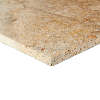 Oasis Gold Travertine Honed and Filled Floor and Wall Tile - Livfloors Collection.