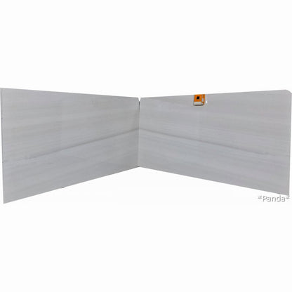 Panda Classico white marble slab showcasing elegant natural patterns ideal for luxury interior design applications.