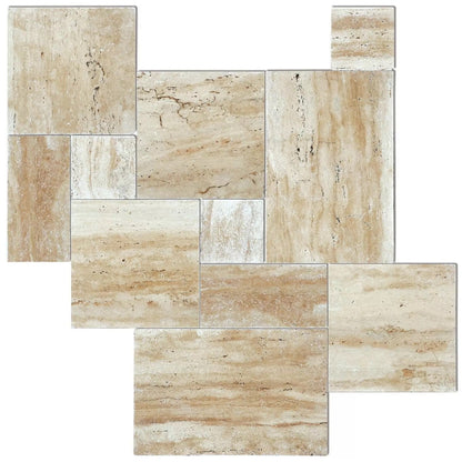 Elegant travertine flooring showcasing sophisticated design and timeless beauty for upscale interiors.