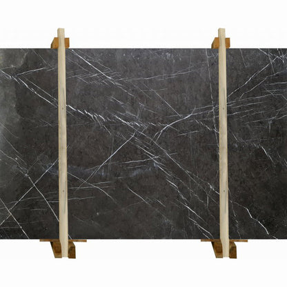 High-quality Pietra marble stone with polished surface showcasing natural patterns for elegant interior design