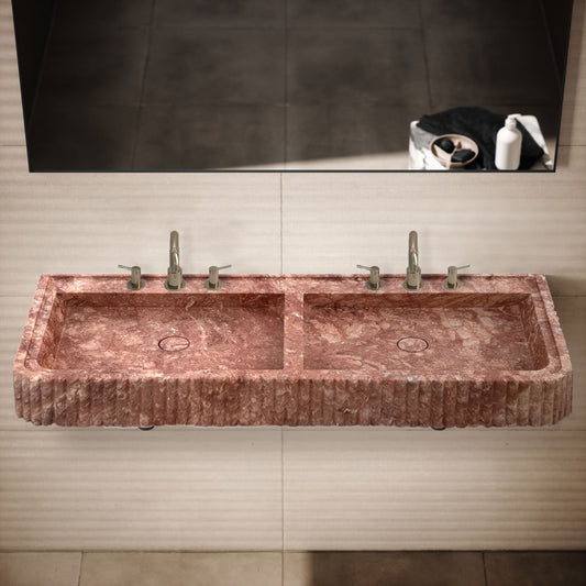 Elegant travertine flooring showcasing timeless natural stone beauty in sophisticated interior design