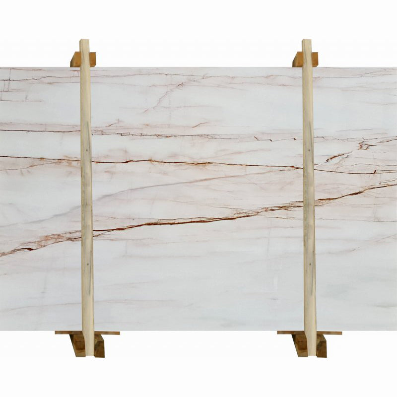 Rosalina Beige marble slabs showcasing elegant natural stone textures for premium interior design applications