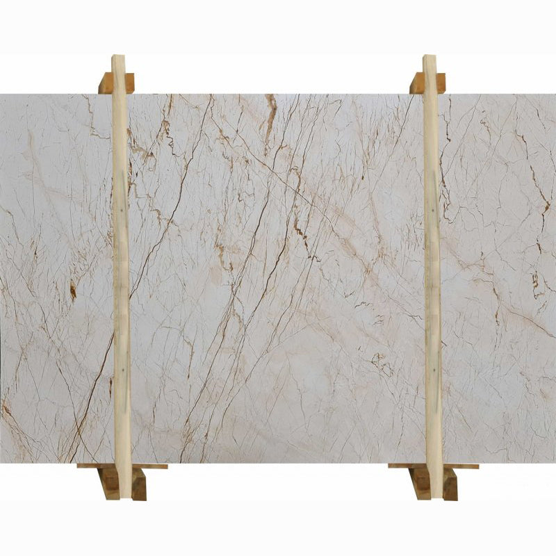 Sofita Beige Bookmatching Marble Slabs Polished - Livfloors Collection.