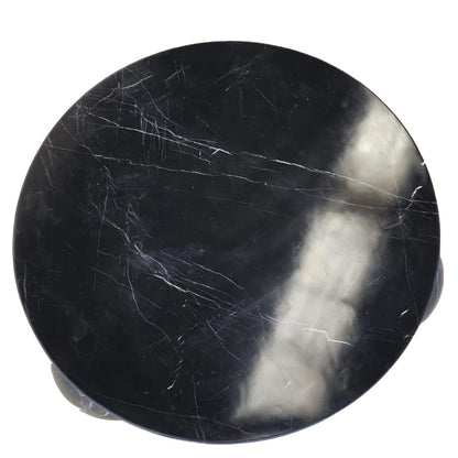 Elegant marble surface with intricate veining patterns suitable for sophisticated interior design applications.