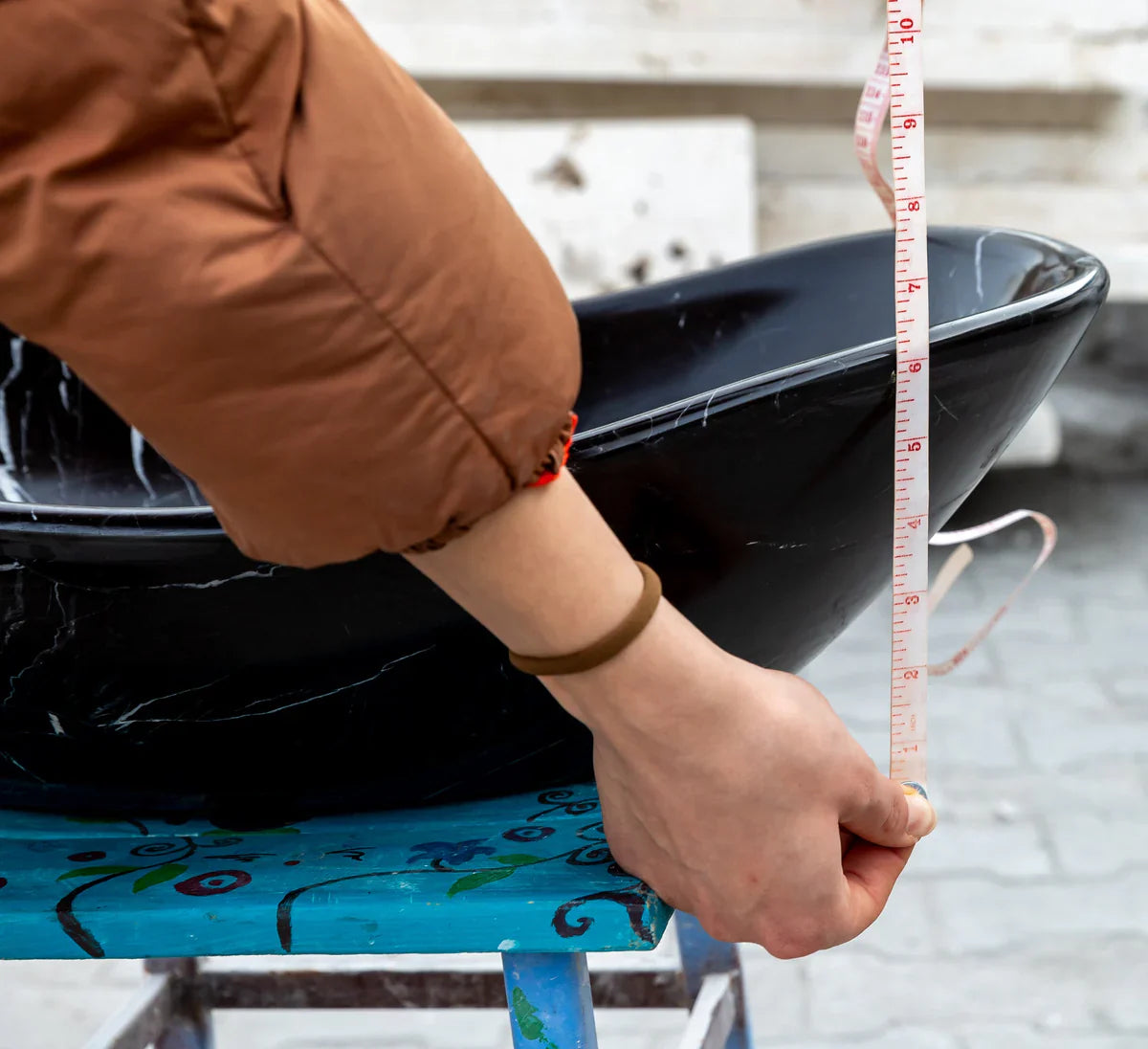 Elegant black marble surface showcasing luxurious and sophisticated interior design elements
