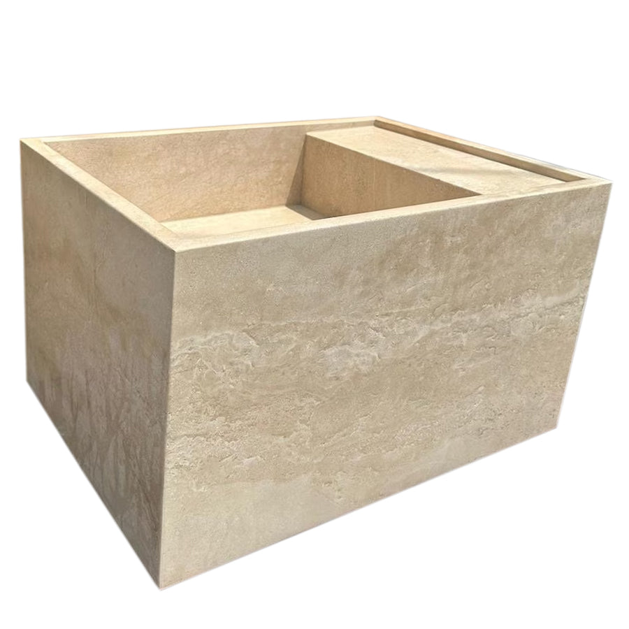 Elegant design featuring high-quality Travertine stone for a sophisticated and timeless look.