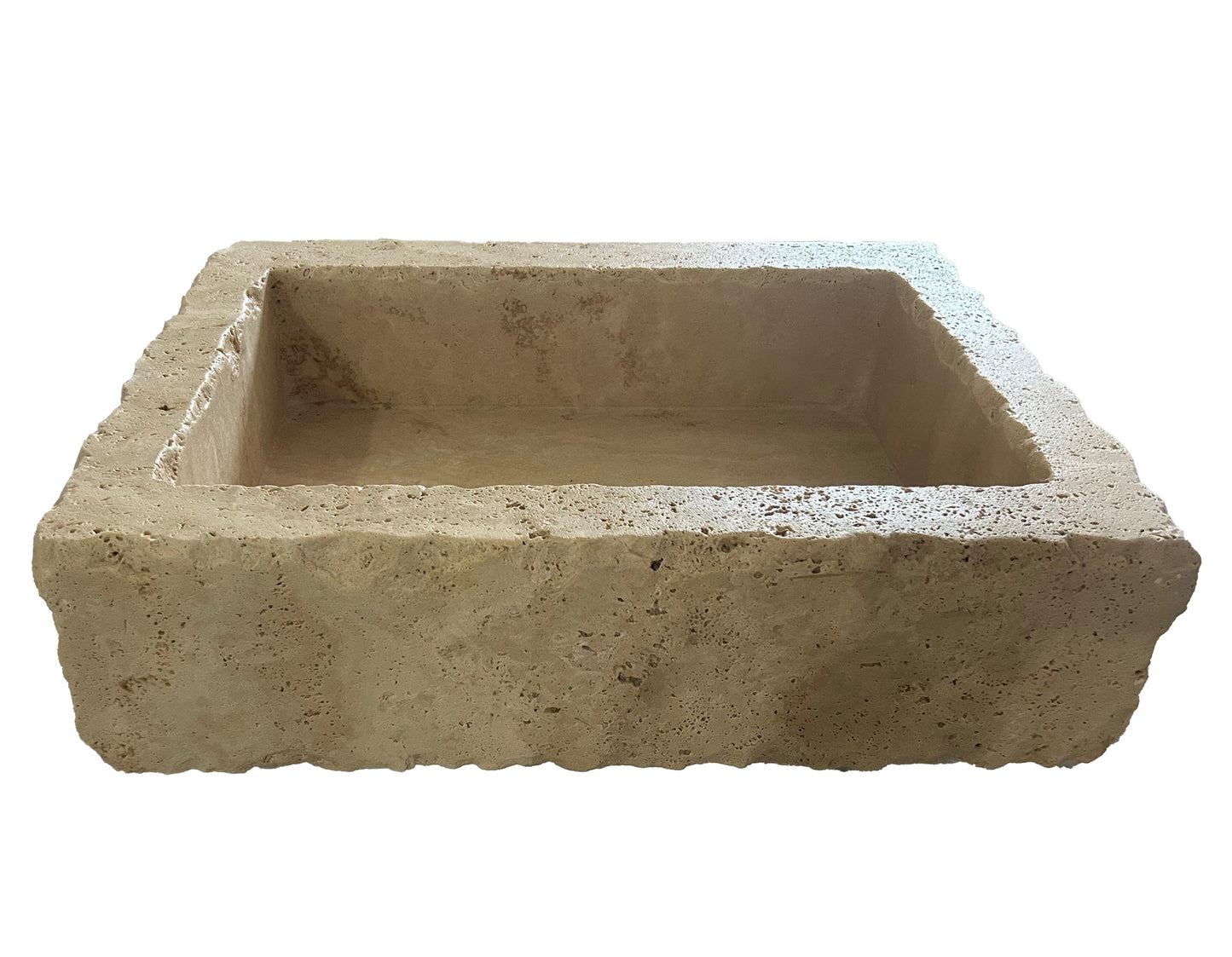 Elegant Walnut and Travertine combination for classic interior design, enhancing natural beauty and durability.